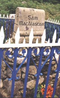 Sam Macalastair Gravestone